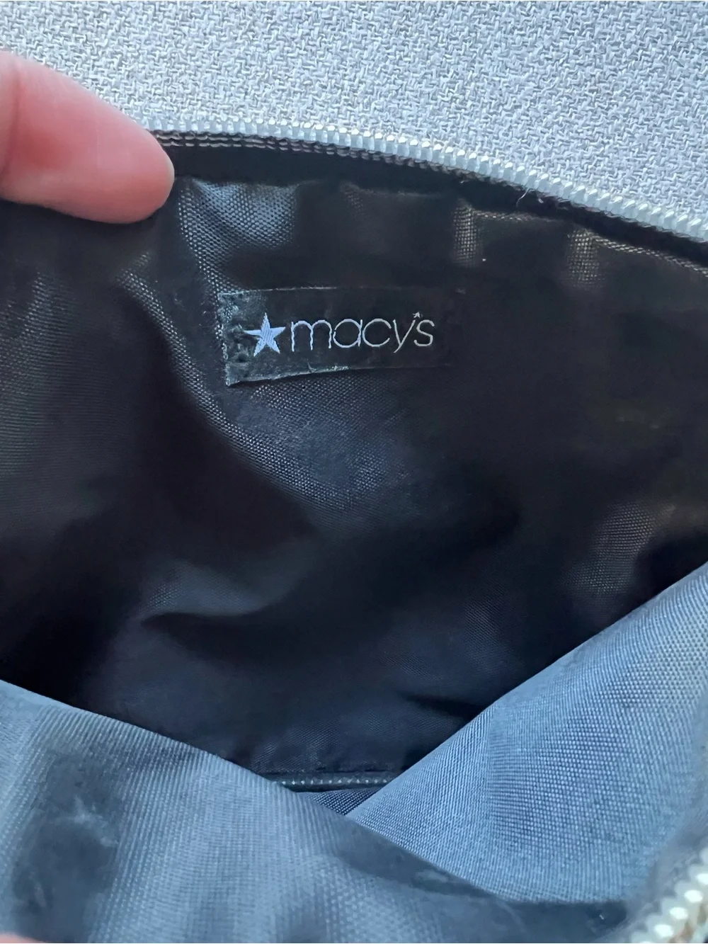 Macy's Faux Fur Zip Pouch